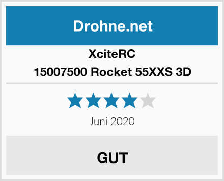 XciteRC 15007500 Rocket 55XXS 3D Test