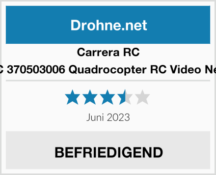 Carrera RC 370503006 Quadrocopter RC Video Next Test