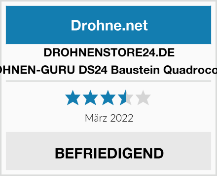 DROHNENSTORE24.DE DROHNEN-GURU DS24 Baustein Quadrocopter Test