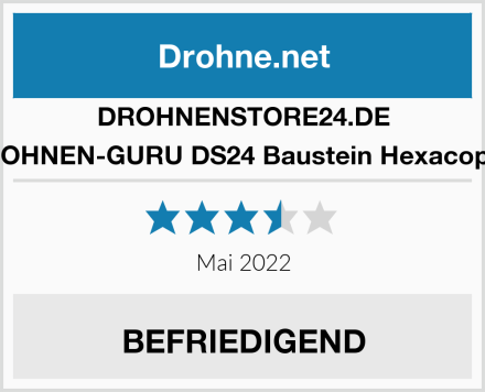 DROHNENSTORE24.DE DROHNEN-GURU DS24 Baustein Hexacopter Test