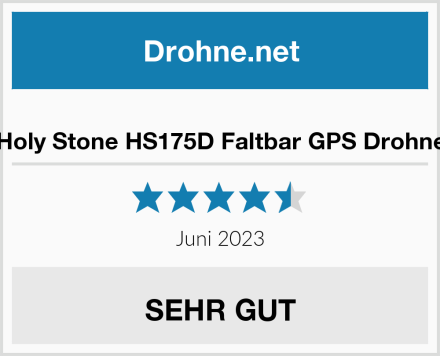  Holy Stone HS175D Faltbar GPS Drohne Test